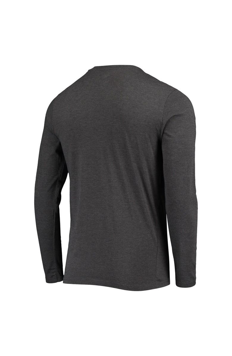 CONCEPTS SPORT Men's Concepts Sport Royal/Heathered Charcoal Kansas Jayhawks Meter Long Sleeve T-Shirt & Pants Sleep Set, Alternate, color, 