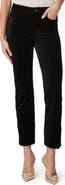 PAIGE Cindy High Waist Crop Straight Leg Velvet Jeans