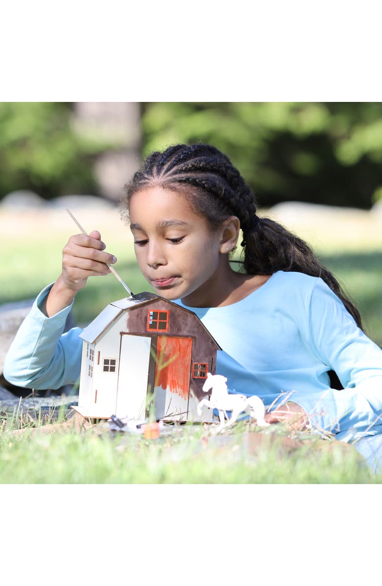 Breyer Horses Paint Your Own Barn And Horse, Alternate, color, Off-White