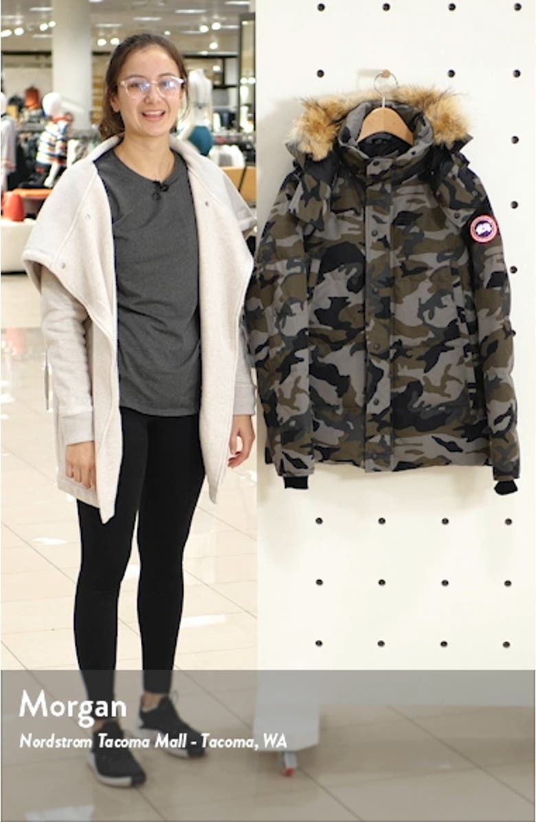 Wyndham 625 Fill Power Down Jacket with Genuine Coyote Fur Trim, sales video thumbnail