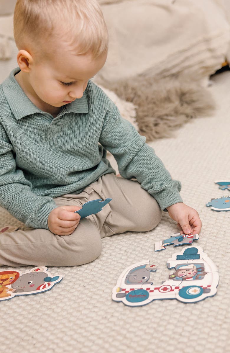 Bababoo and friends<sup>®</sup> Wilma Whale Ambulance Figure Puzzle, Alternate, color, Grey