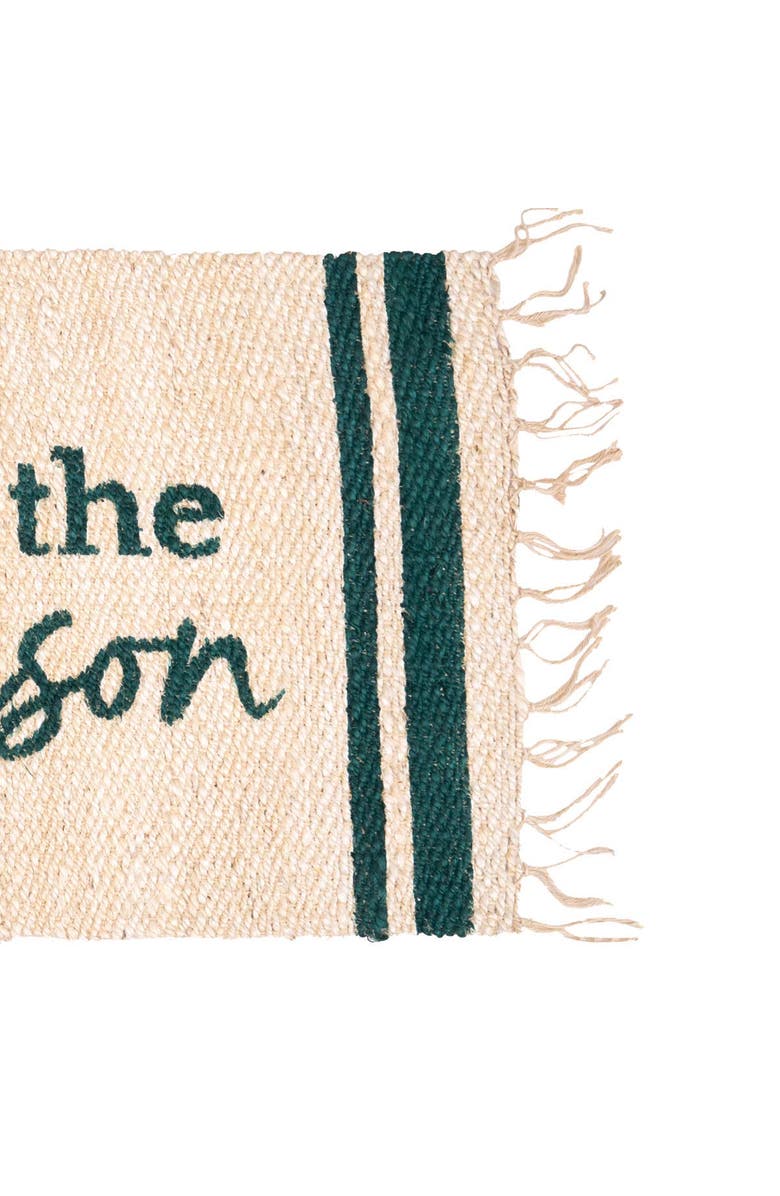 carol & frank 'tis the Season Jute Rug, Alternate, color, Blue