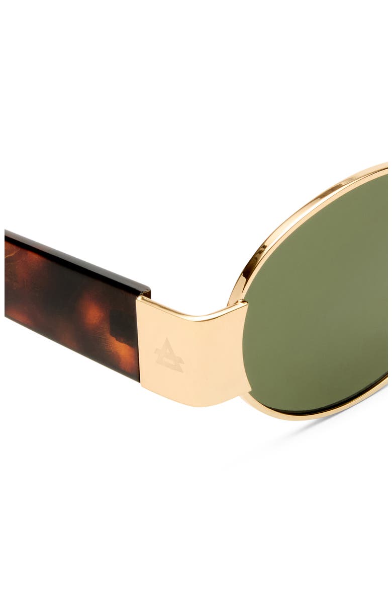 Mars II 51mm Oval Sunglasses, Alternate, color, GOLD / DARK TORT