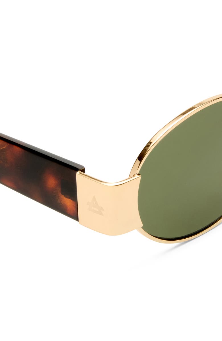 AIRE Mars II 51mm Oval Sunglasses, Alternate, color, Gold / Dark Tort