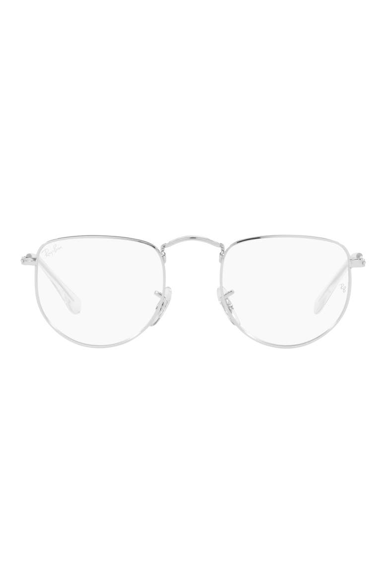 Elon 47mm Irregular Optical Glasses, Main, color, SILVER