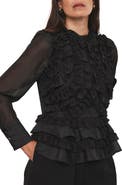 MINT VELVET Ruffle Detail Blouse