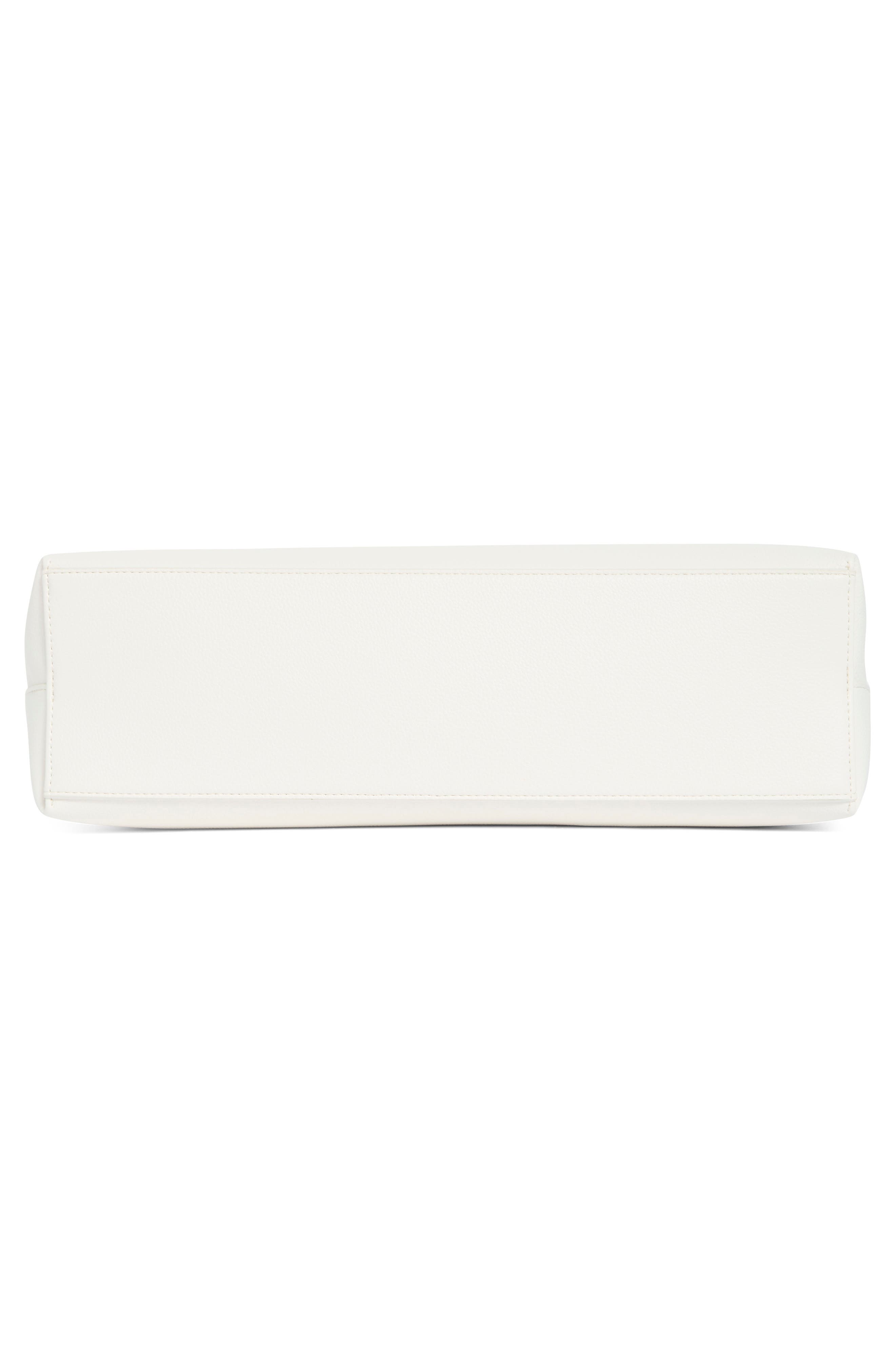 DKNY Paula Hobo Bag with Pouch, Alternate, color, Marshmallow