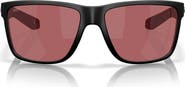 Costa Del Mar 58mm Broadbill II Polarized Rectangle Sunglasses