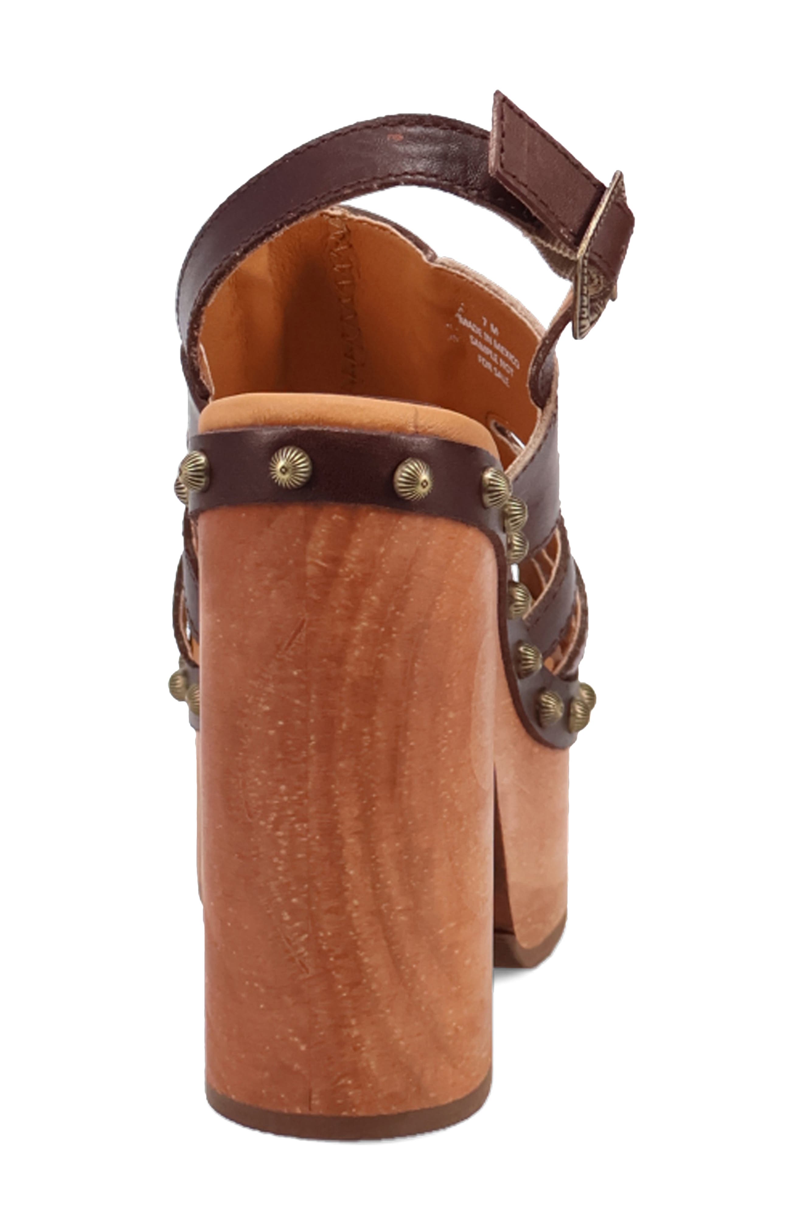 Dingo Gema Slingback Sandal, Alternate, color, Brown