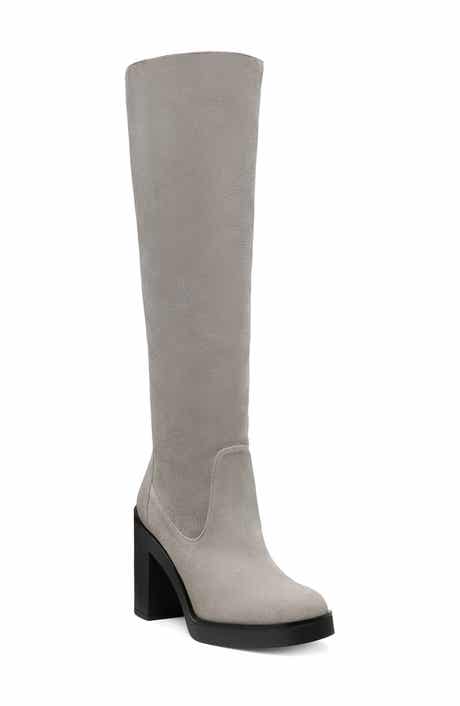 Stuart Weitzman Bethenny Block Heel Tall Boot