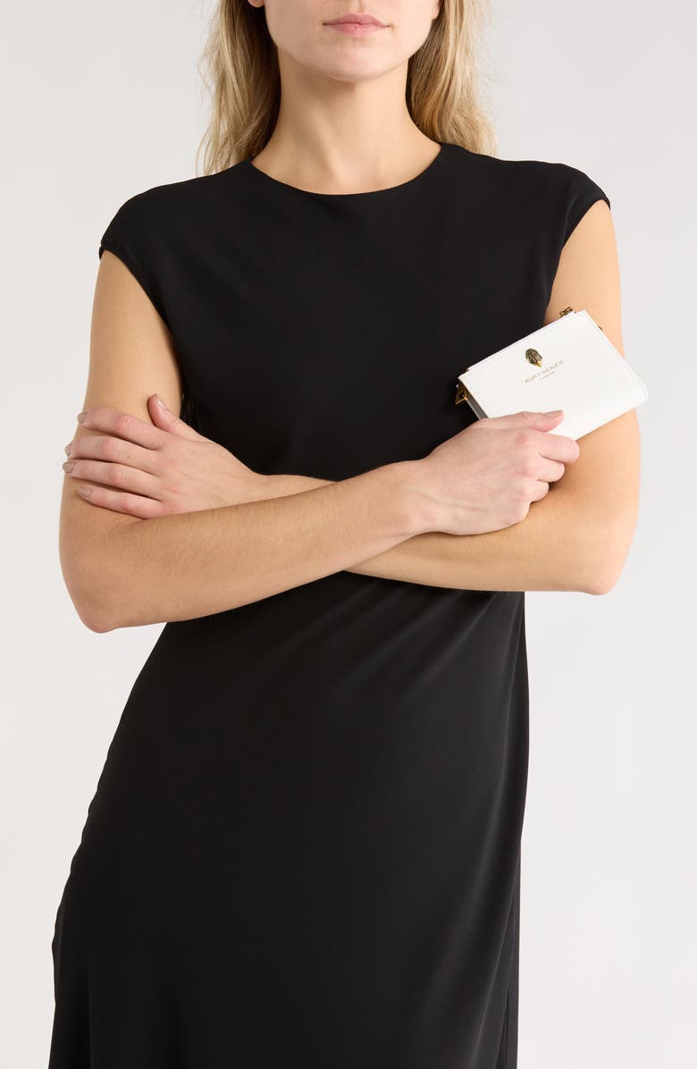 Kurt Geiger London Shoreditch Pebbled Leather Wallet, Alternate, color, White