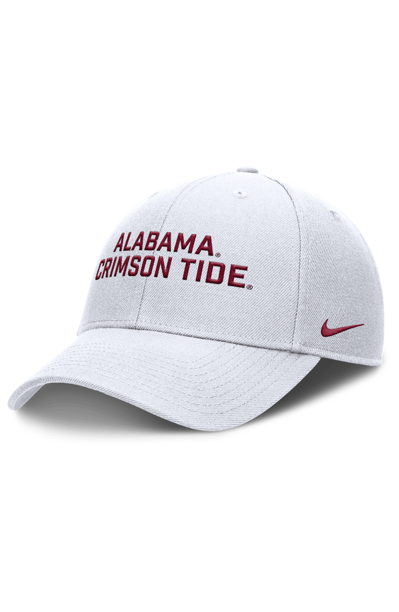 Nike Men's Nike  White Alabama Crimson Tide Rise Practice Adjustable Hat, Main, color, White