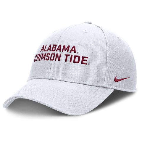 Men's Nike  White Alabama Crimson Tide Rise Practice Adjustable Hat