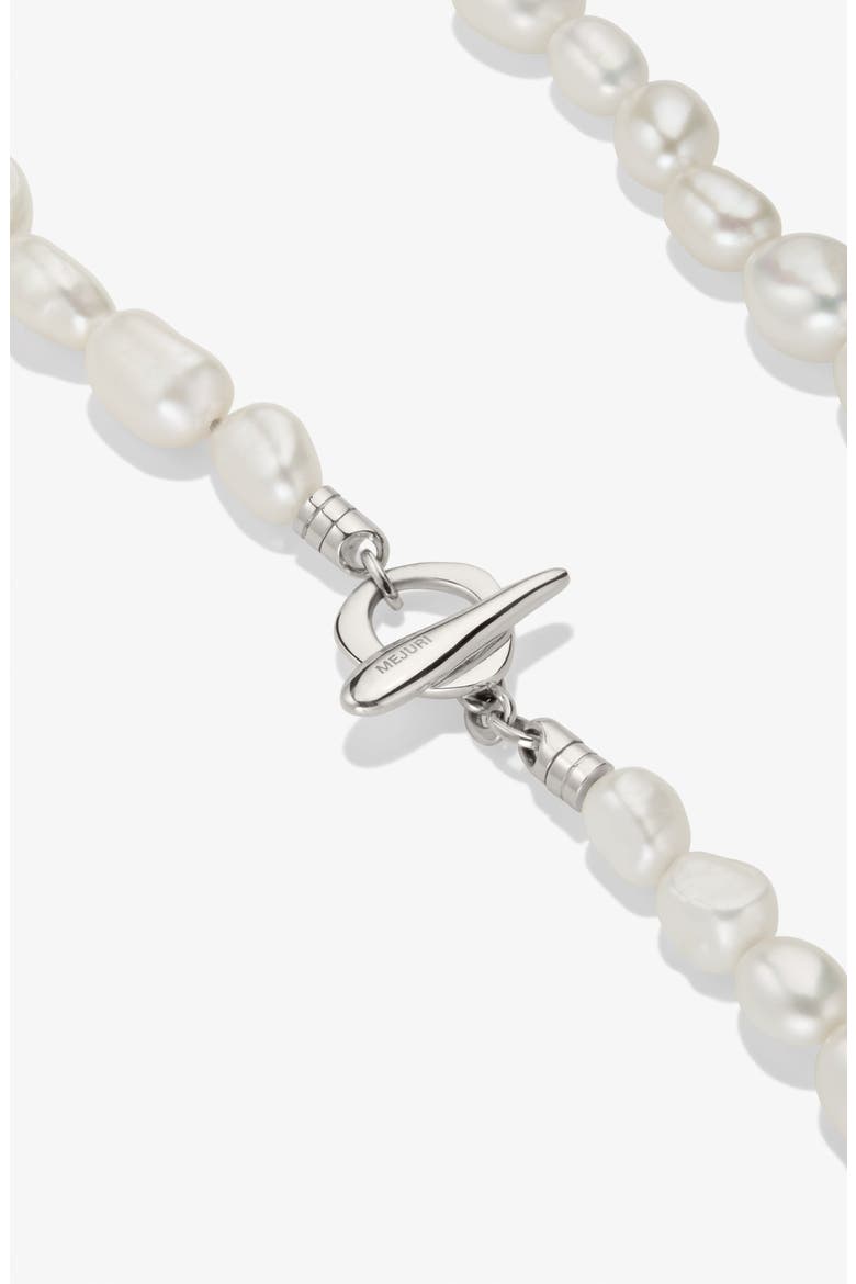 Kai Pearl Collar Necklace, Alternate, color, Sterling Silver/Pearl