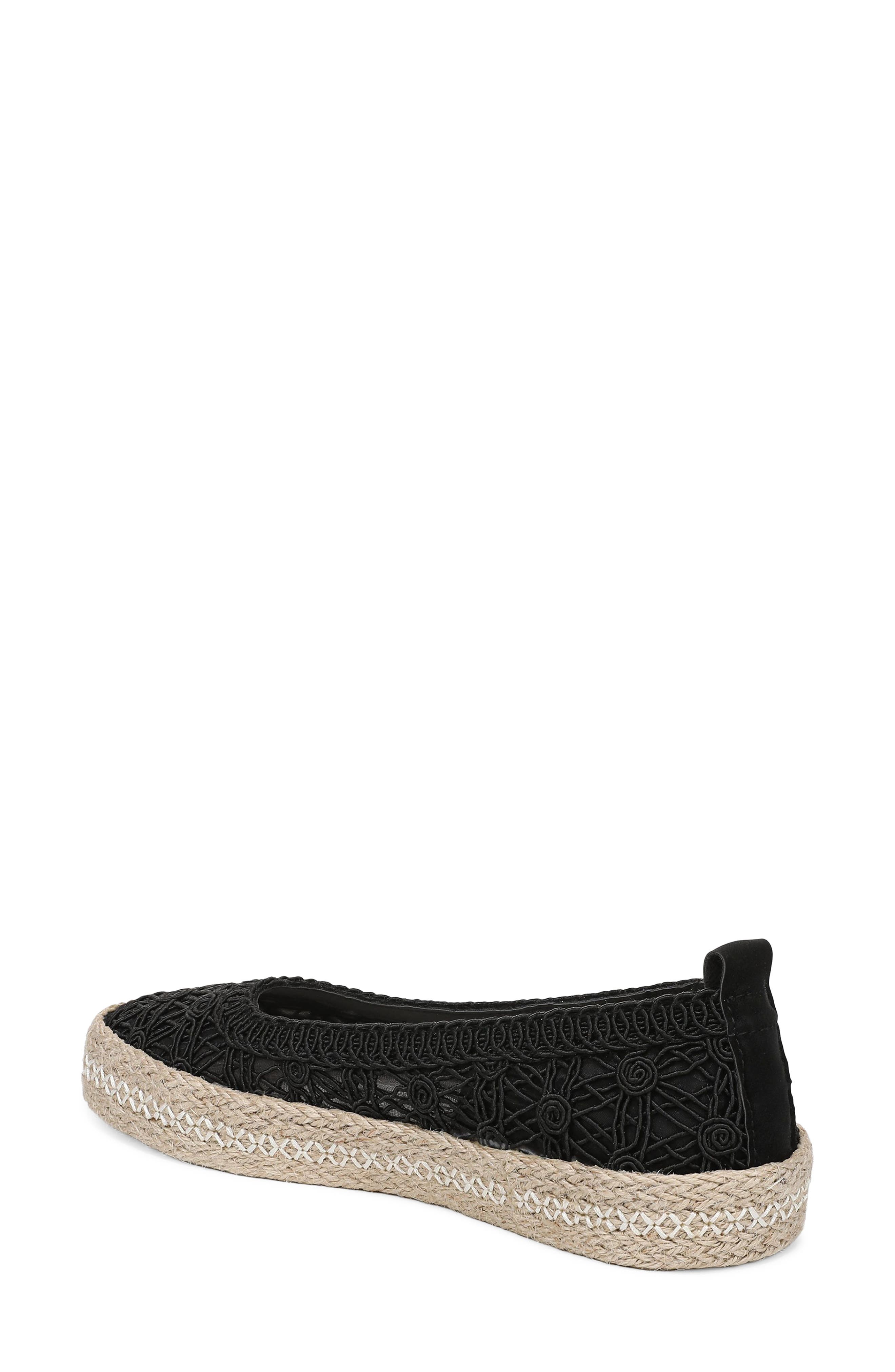 Blowfish Malibu Benita Sole Espadrille Flat, Alternate, color, Black Woven Fabric