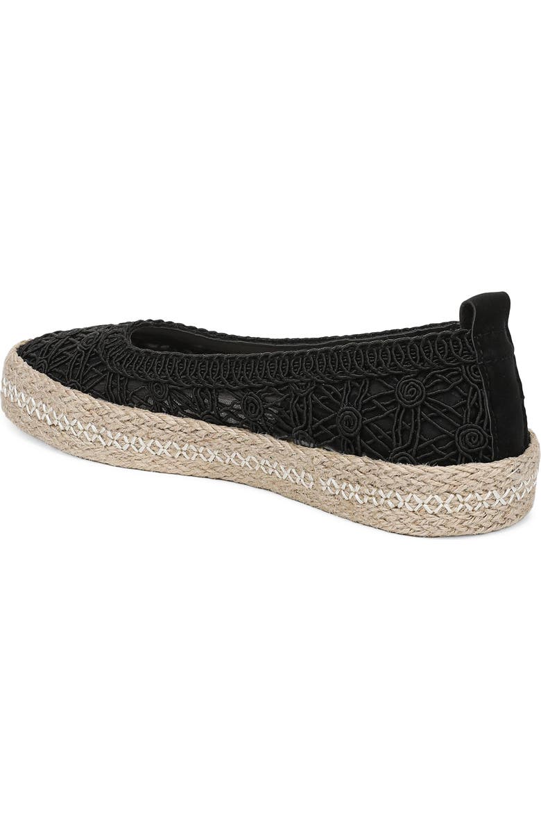 Blowfish Malibu Benita Sole Espadrille Flat, Alternate, color, Black Woven Fabric