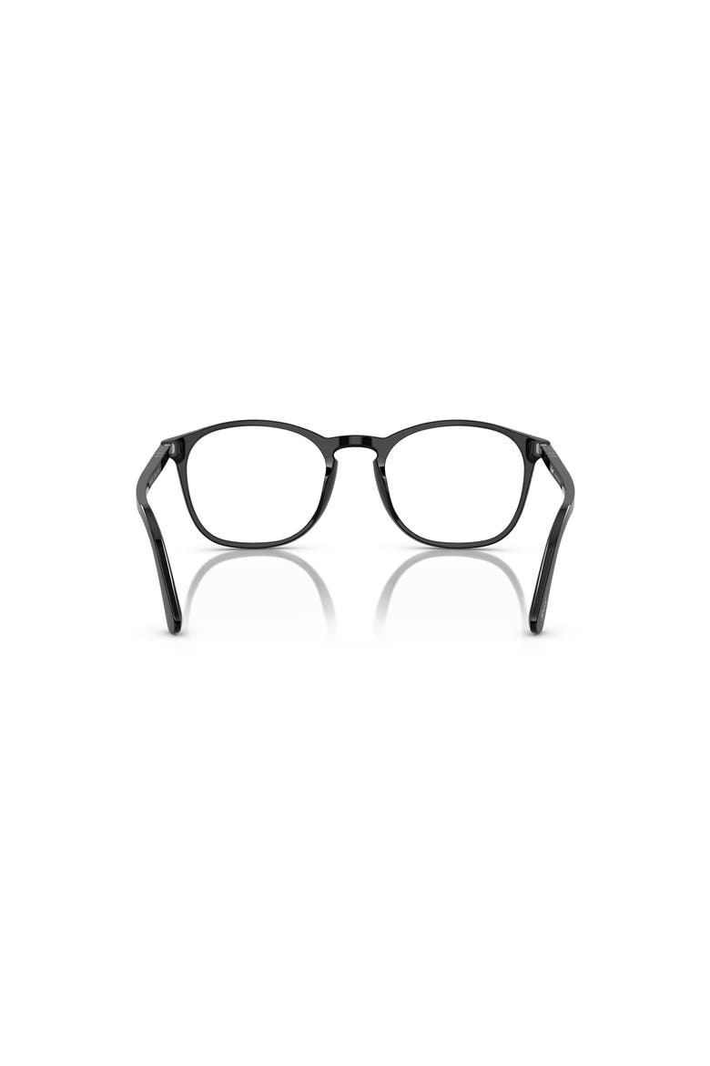 52mm Square optical glasses, Alternate, color, Black