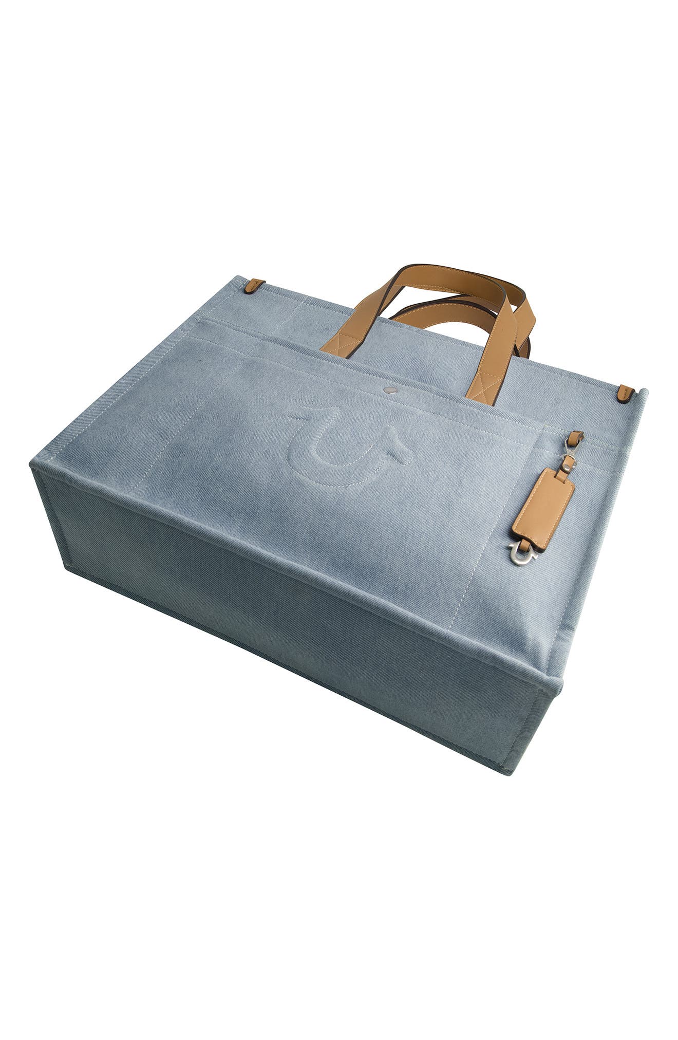 True Religion Quilted Horseshoe Tote Bag, Alternate, color, 