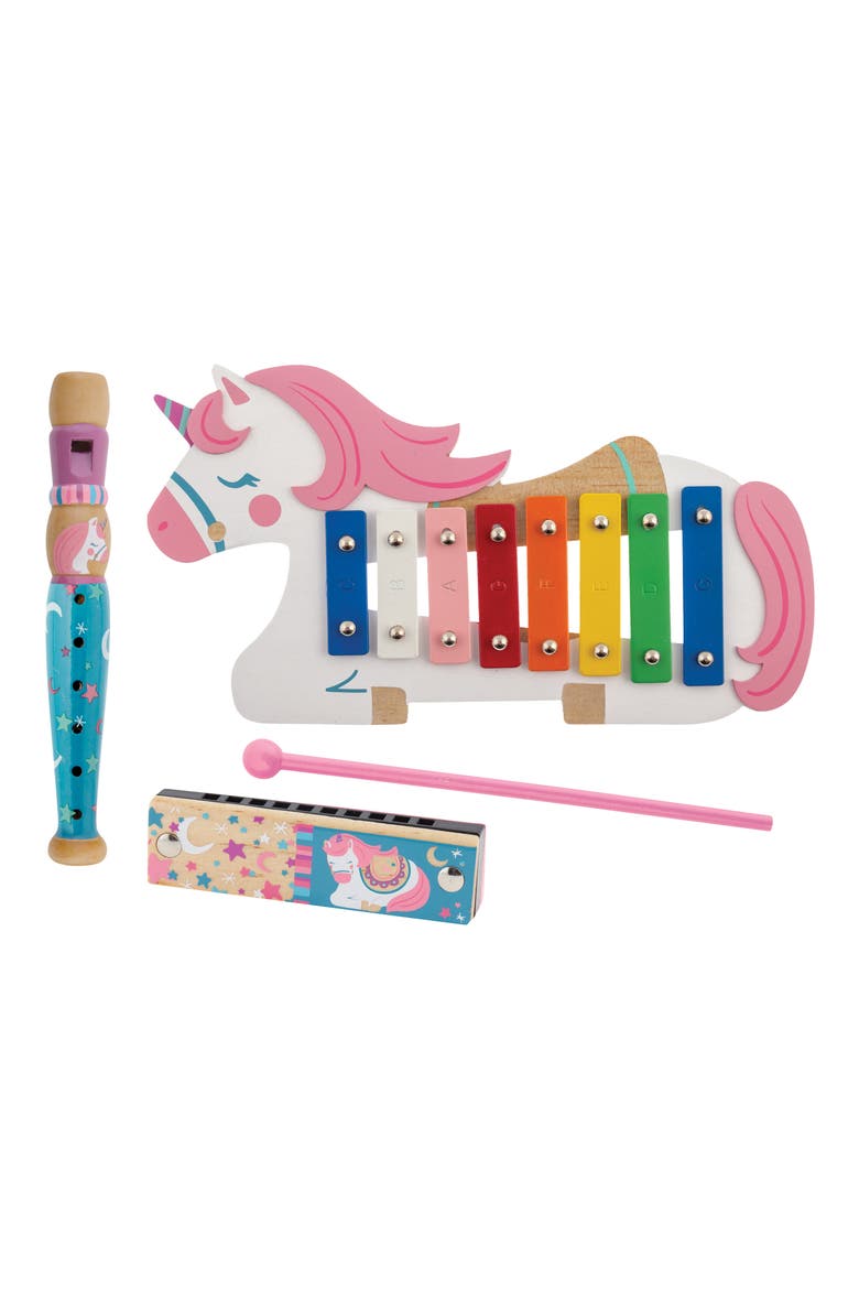 4-Piece Unicorn Music Set, Main, color, UNICORN