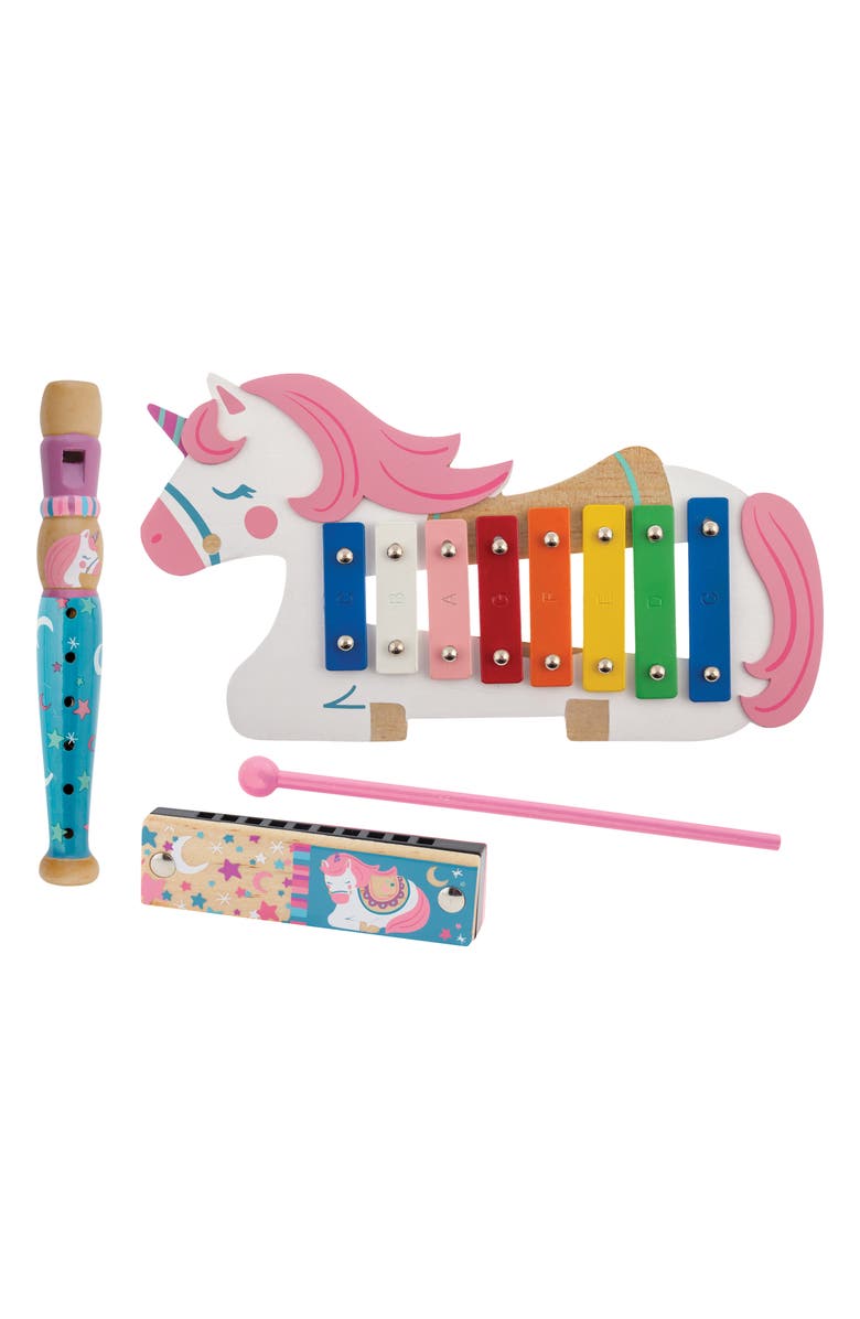 Stephen Joseph 4-Piece Unicorn Music Set, Main, color, 