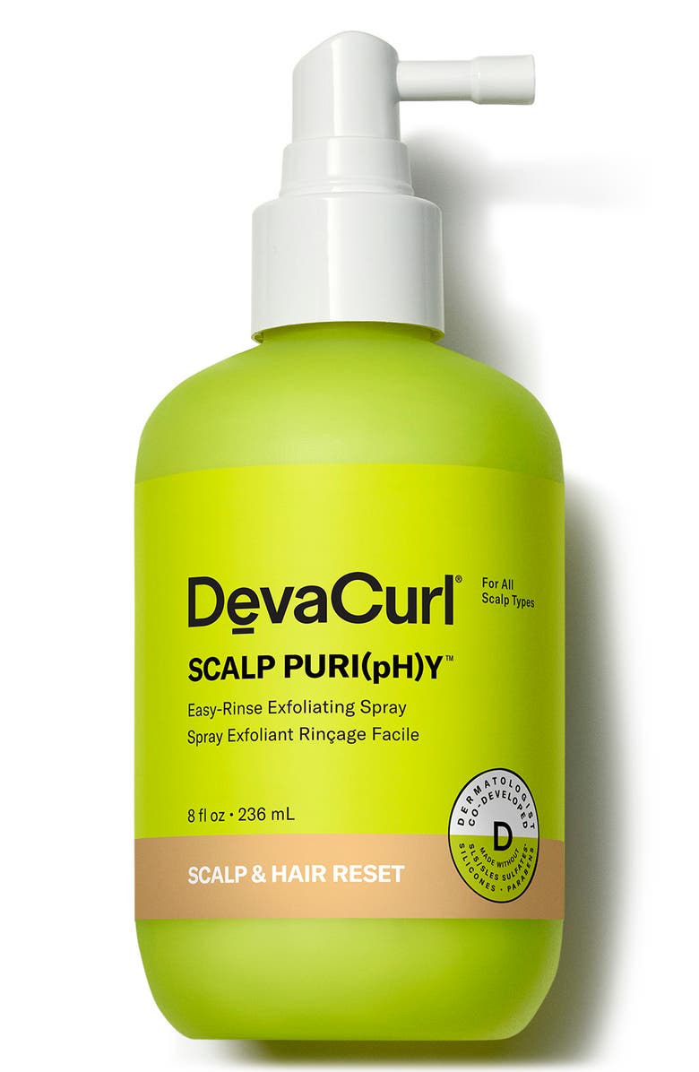 DevaCurl Scalp Puri(pH)y Easy-Rinse Exfoliating Spray, Main, color,