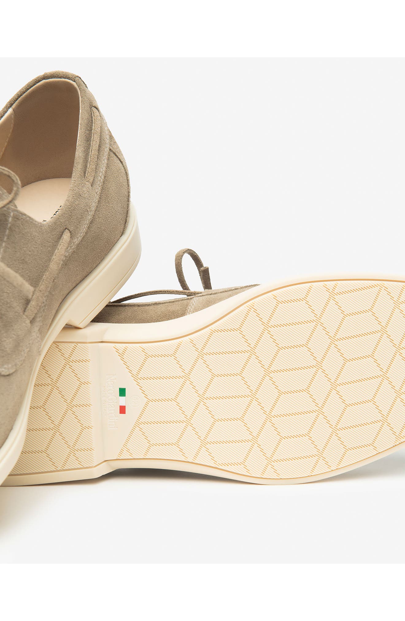 NeroGiardini Boat Shoe, Alternate, color, Taupe