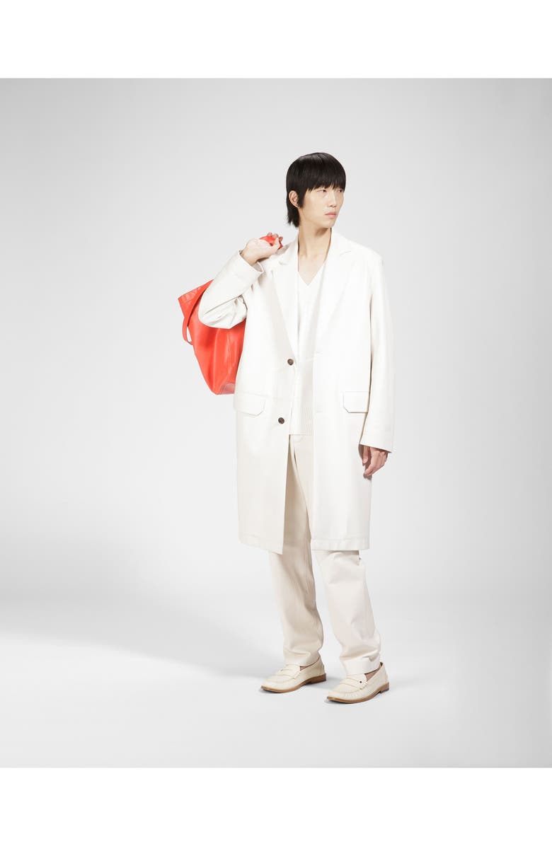 Bally Leather Trousers, Alternate, color, White