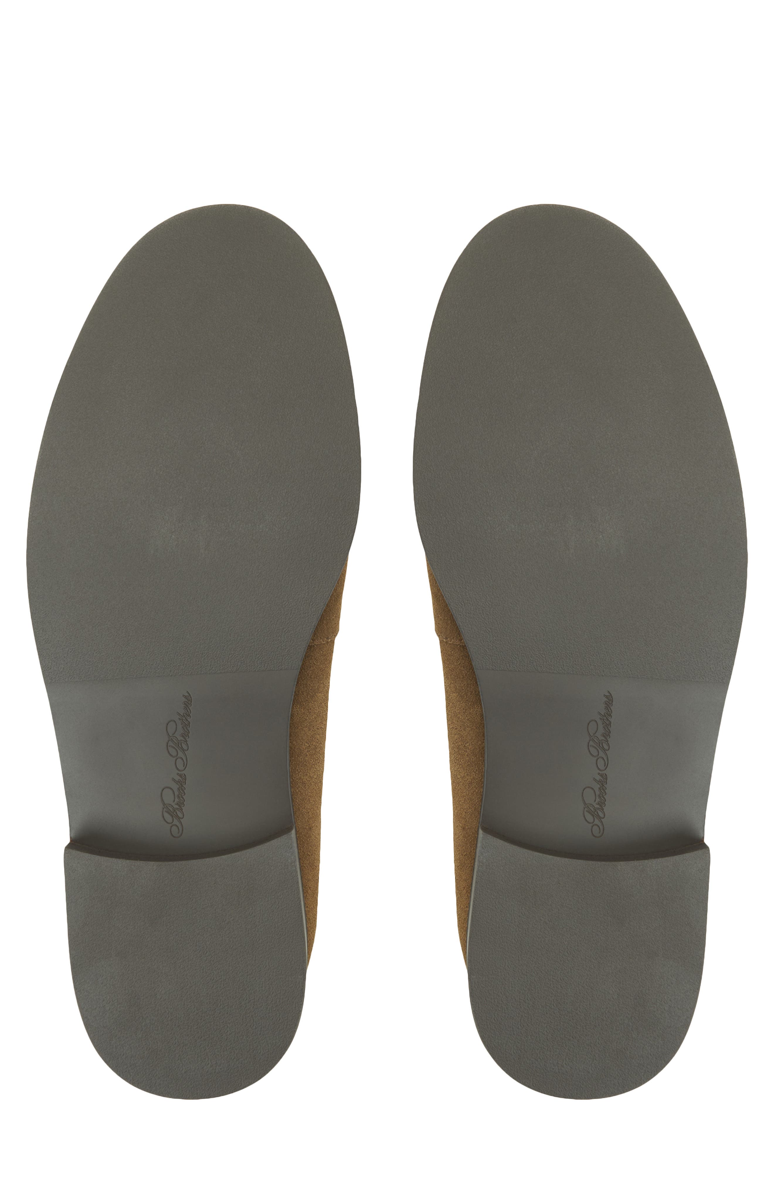 Brooks Brothers Belport Moc Toe Loafer, Alternate, color, Medium Brown