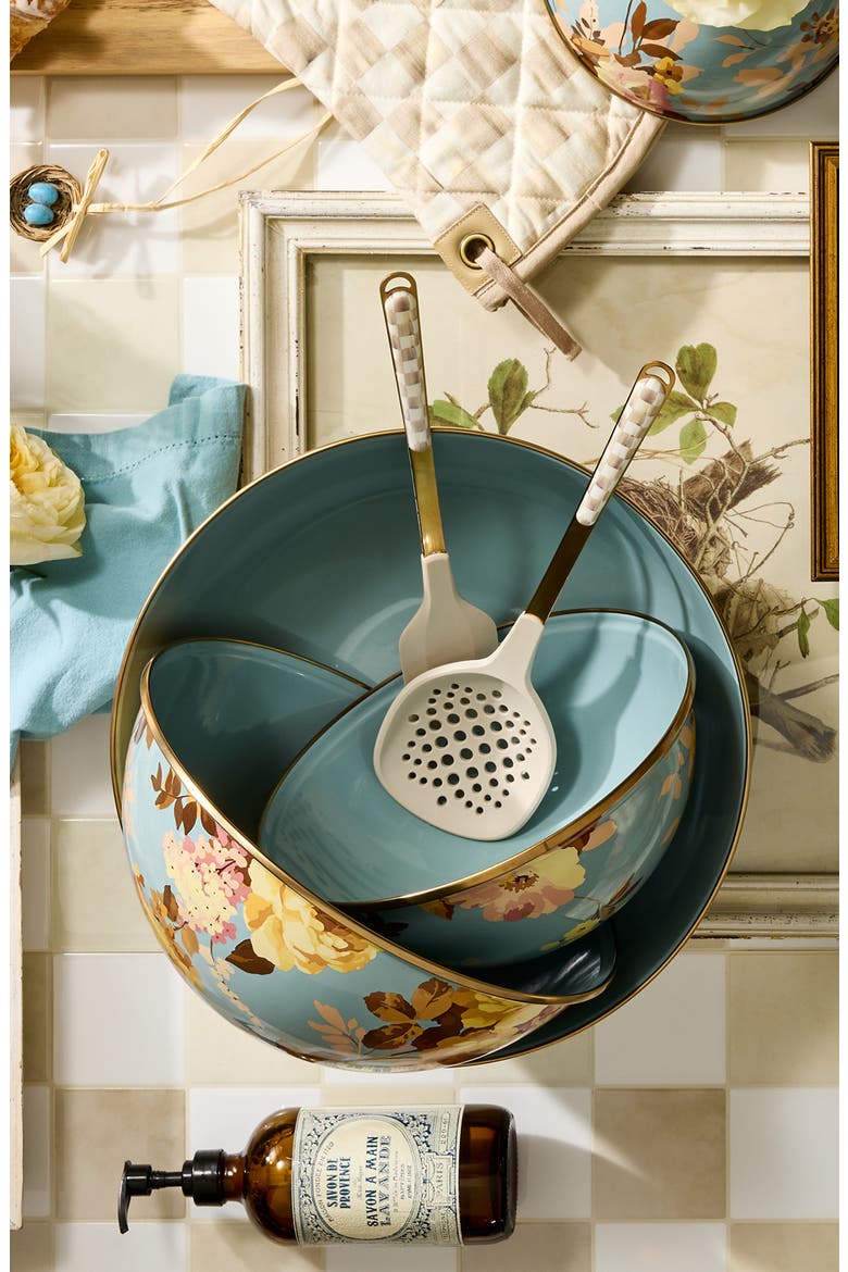 Wild Rose Slate Everyday Bowl, Alternate, color, BLUE