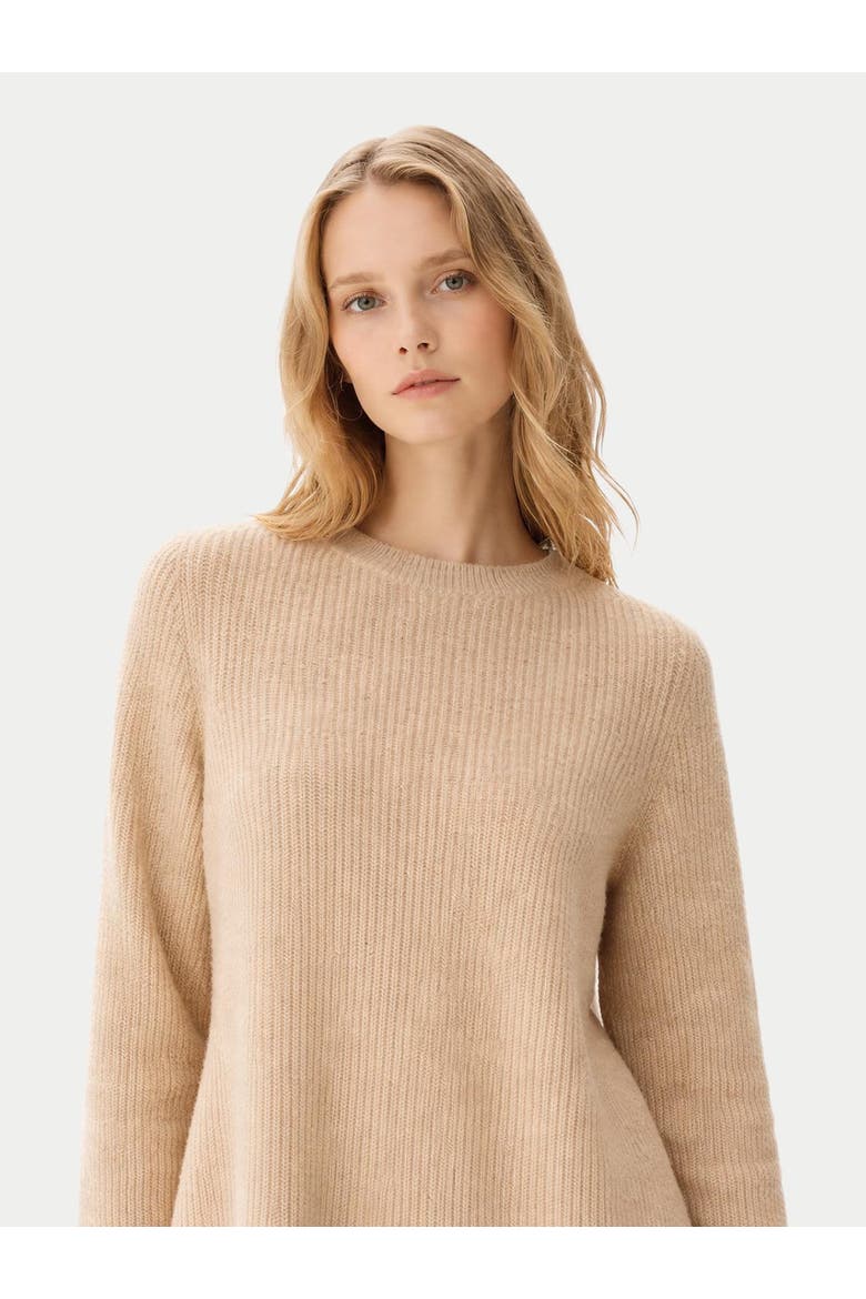 Cashmere Sweater With Side Zippers, Alternate, color, warm grey