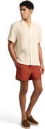 Onia Linen Pintuck Camp Shirt