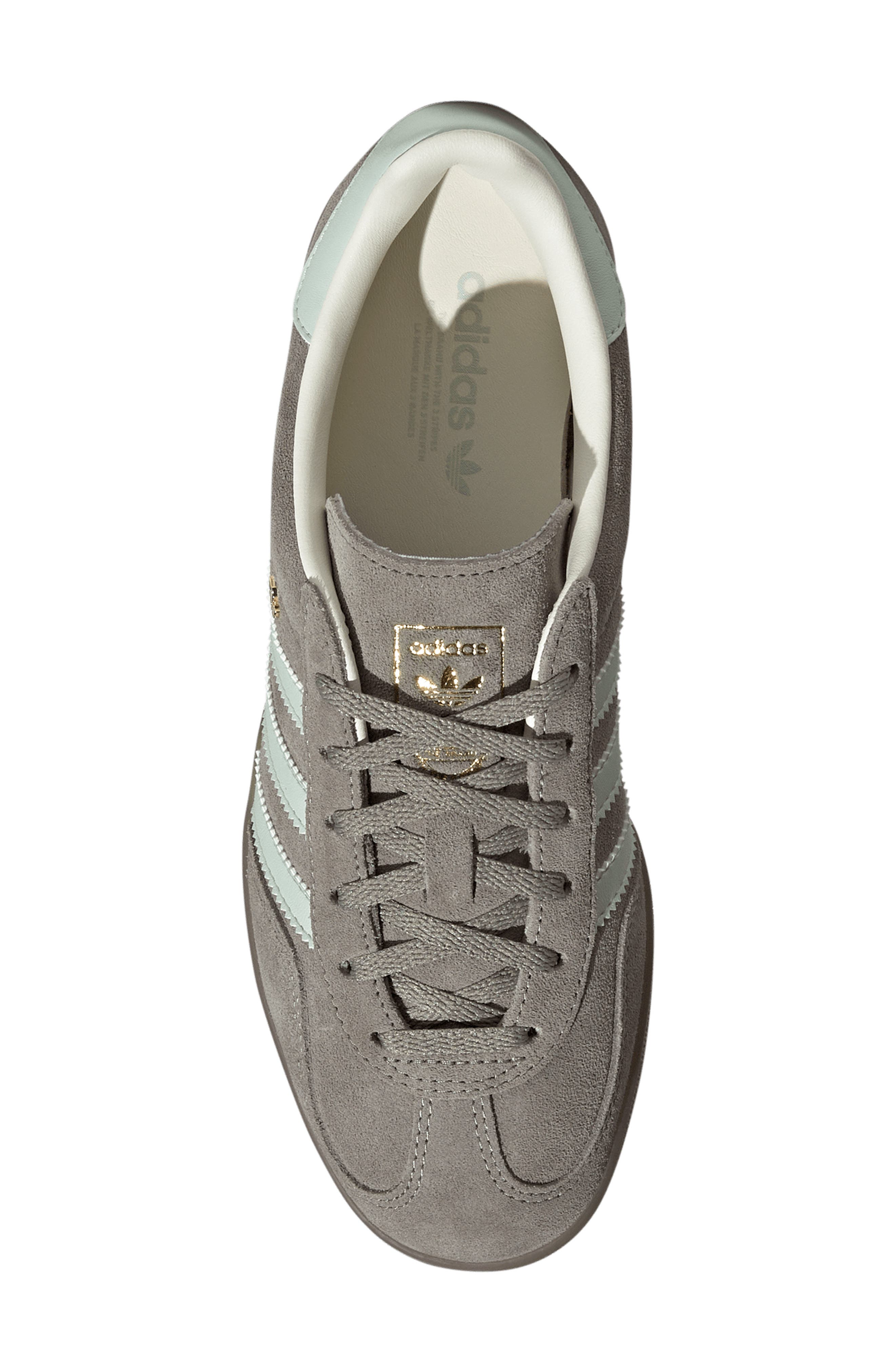 Gazelle Indoor Sneaker, Alternate, color, SILVER PEBBLE/ GREEN/ GUM5