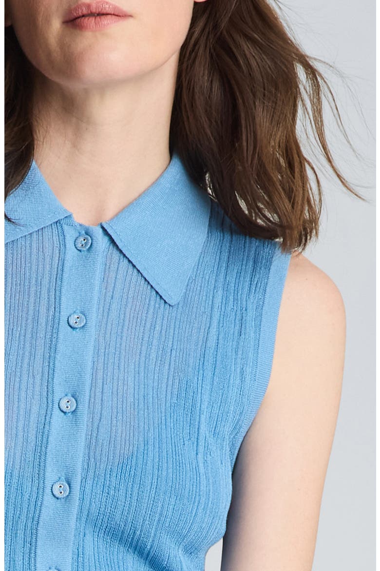 Variga Crinkle Georgette Midi Dress, Alternate, color, LAKE BLUE