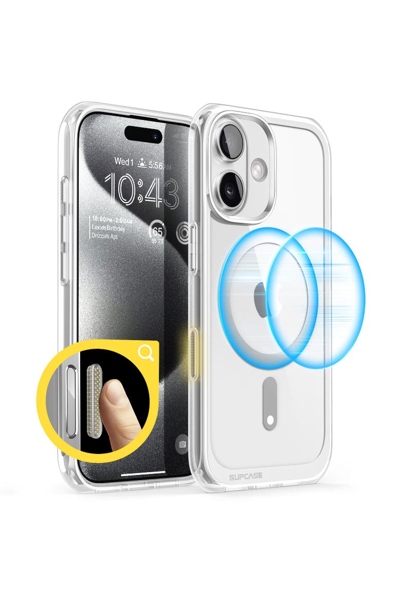 iPhone 16 6.1 inch Unicorn Beetle MAG Slim Clear MagSafe Camera Control Button Case, Main, color, Clear
