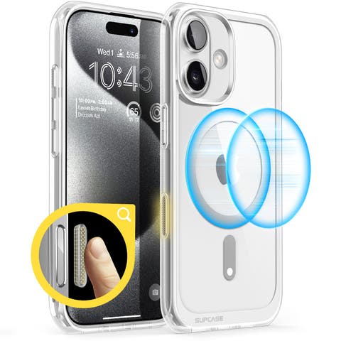 iPhone 16 6.1 inch Unicorn Beetle MAG Slim Clear MagSafe Camera Control Button Case