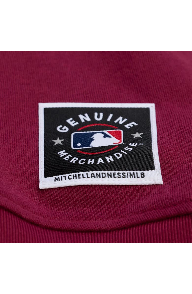 Mitchell & Ness Women's Mitchell & Ness  Burgundy Philadelphia Phillies Script Sweatshirt, Alternate, color, Burgundy