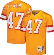 Mitchell & Ness Men's Mitchell & Ness John Lynch Orange Tampa Bay Buccaneers 1993 Authentic Throwback Retired Player Jersey