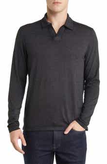 Val Johnny Collar Long Sleeve Polo