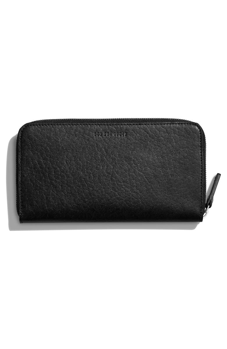 Shinola Signature Lea Leather Continental Wallet, Alternate, color, 