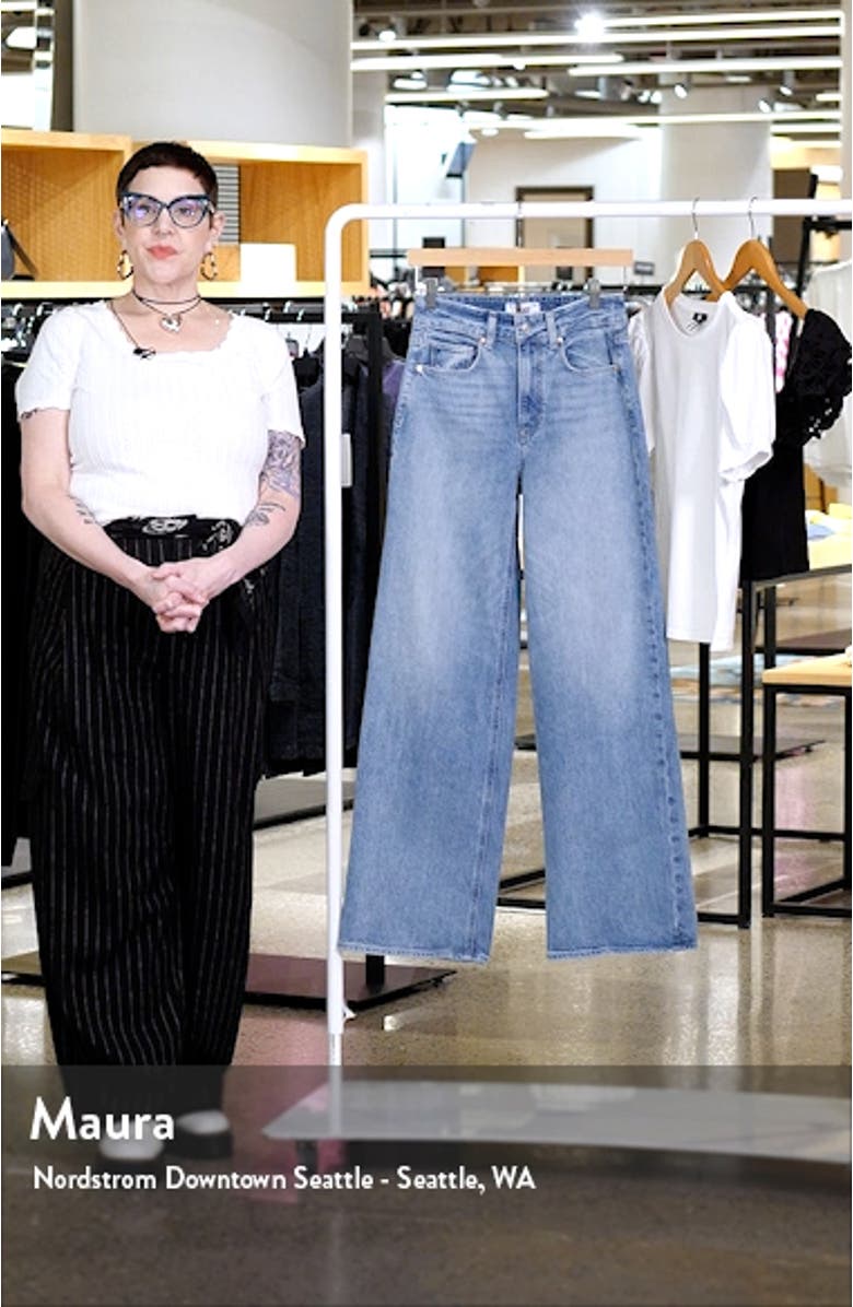 Sasha Organic Cotton Wide Leg Jeans, sales video thumbnail