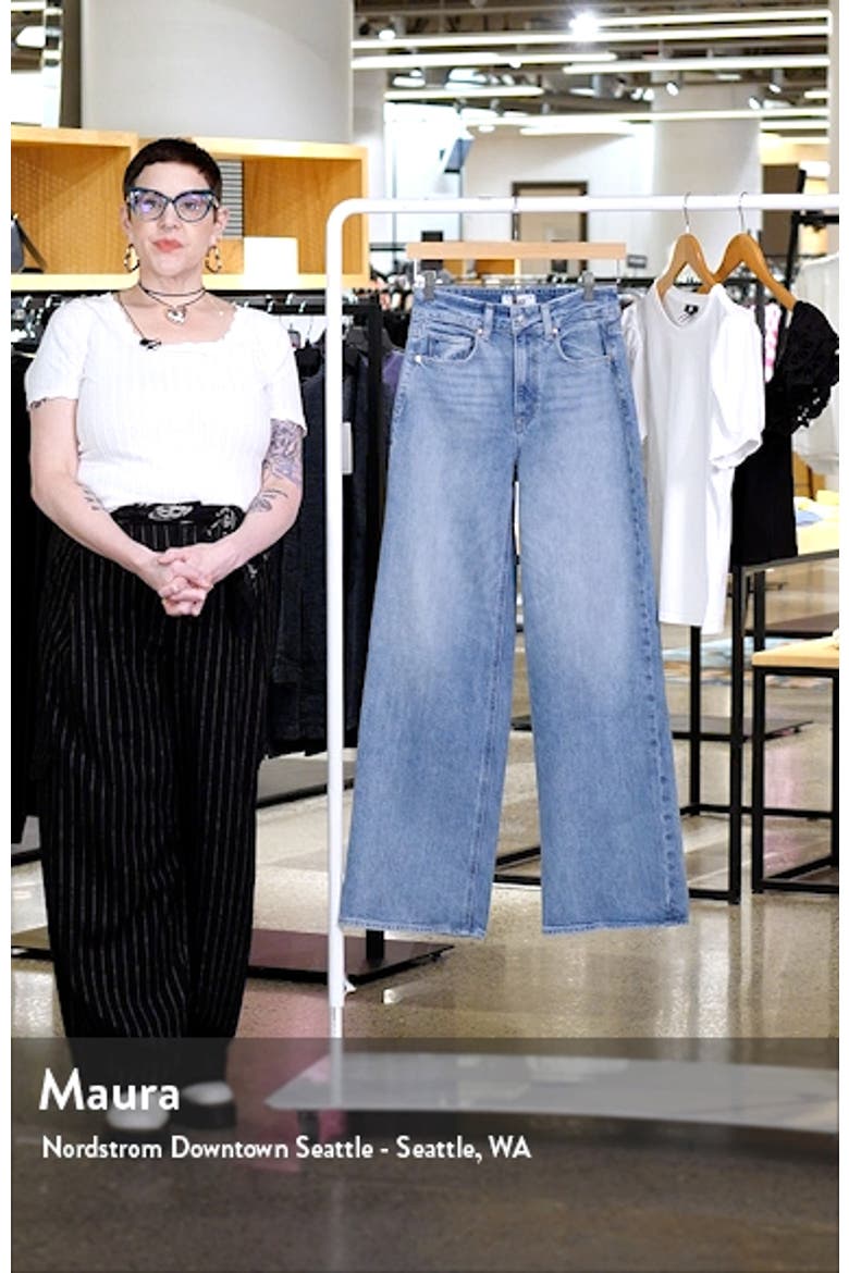 Sasha Organic Cotton Wide Leg Jeans video