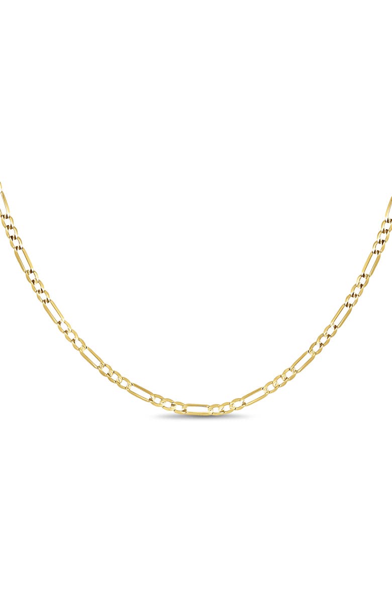 Bony Levy 14K Gold Figaro Chain Necklace, Alternate, color, 14Ky