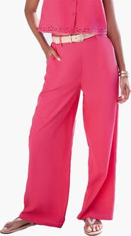 LASCANA Women's Wide Leg Trousers
