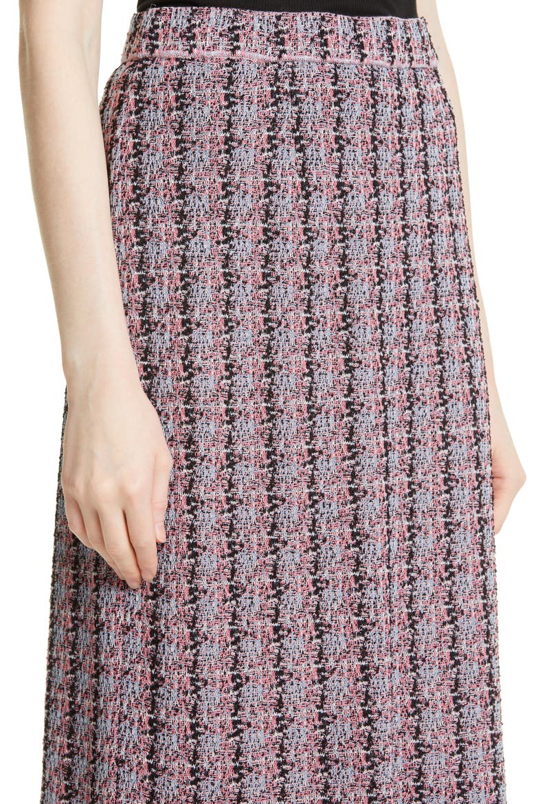 Tweed Pencil Skirt, Alternate, color, ROS/BL/PK/BK