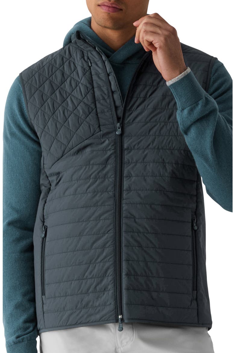 Yukon Ultralight Hybrid Quilted Puffer Vest, Alternate, color, ANTHRACITE