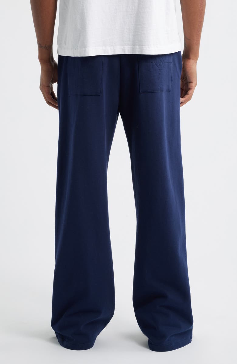 Open Stitch Side Stripe Drawstring Pants