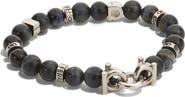 FERRAGAMO Men's Beaded Stone Stretch Bracelet
