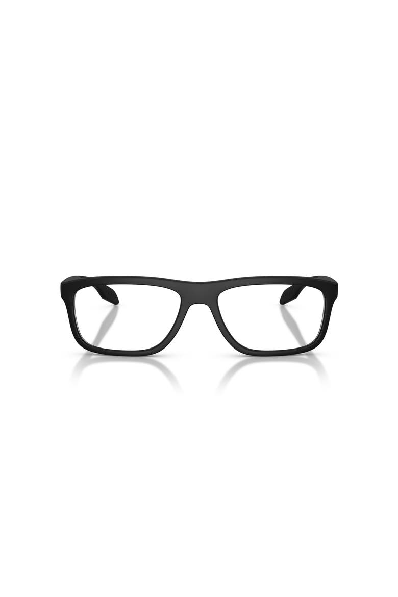 55mm Rectangle optical glasses, Alternate, color, Black