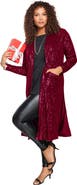Roaman's Plus Size Sequin Duster