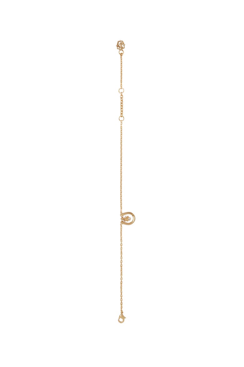 Horseshoe Bracelet, Alternate, color, Gold/clear